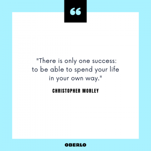 วิธีการเป็นเจ้านายของคุณเอง: คำพูดของ Christopher Morley
